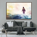 Watercolor Jesus Walking on Water Canvas Print, Christian by MyGreatCanvas | Canvas Wall Art Prints | Photo Prints & Wall Decor
