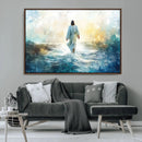 Watercolor Jesus Walking on Water Canvas Print, Christian by MyGreatCanvas | Canvas Wall Art Prints | Photo Prints & Wall Decor