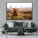Scottish Highland Cow Wall Art Canvas Print | Ready to Hang by MyGreatCanvas | Canvas Wall Art Prints | Photo Prints & Wall Decor