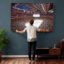 Barton Malow Little Caesars Arena Detroit Wall Art Canvas