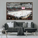 Lausanne Arena Ice Hockey Stadium Wall Art Canvas Print,