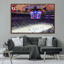 Madison New York Rangers Hockey Stadium Wall Art Canvas