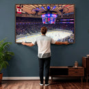 Madison New York Rangers Hockey Stadium Wall Art Canvas