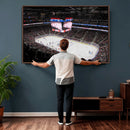 Rogers Place Edmonton Oilers Ice Hockey Stadium Wall Art,