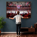 Carolina Hurricanes Ice Hockey Stadium Wall Art, Carolina