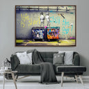 Banksy Life is Short Wall Art - Iconic Graffiti Art on by MyGreatCanvas | Canvas Wall Art Prints | Photo Prints & Wall Decor
