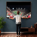 Houston Cougars Football Team Print - Houston TDECU Stadium