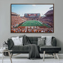 Framed Texas Memorial Stadium Canvas, University of Texas