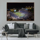 Duke University Blue Devils Football Print Canvas - Durham