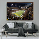 ASU Sun Devils Football Team Print Canvas - Phoenix Mountain