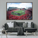 Cincinnati Bearcats Football Team Print - Nippert Stadium Wall Art Canvas Print