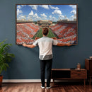 Oklahoma State Cowboys Football Team Print - Stillwater
