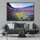 Buffalo Bills Football Team Print Canvas - Buffalo Highmark by MyGreatCanvas | Canvas Wall Art Prints | Photo Prints & Wall Decor