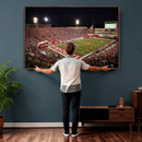 Indiana University Hoosiers Football Team Print Canvas