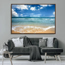 Sea View From the Beach Canvas Print