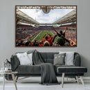 Miami Hurricanes Football Team Wall Art Print - Miami Hard