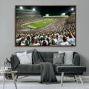 Michigan State Spartans Football Canvas Print - East Lansing