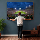 Michigan State Spartans Football Team Print - East Lansing