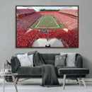Rutgers Scarlet Knights Football Team Print - Piscataway SHI by MyGreatCanvas | Canvas Wall Art Prints | Photo Prints & Wall Decor