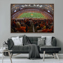 Syracuse University Orange Football Canvas Print, Football