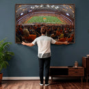 Syracuse University Orange Football Canvas Print, Football