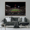 Framed Texas Tech Red Raiders Stadium Canvas, Texas Tech Red by MyGreatCanvas | Canvas Wall Art Prints | Photo Prints & Wall Decor