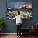 Memphis Tigers Football Team Print - Memphis Simmons Bank