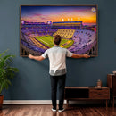 The Louisiana State University Tigers Football Team Print -