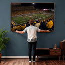 West Virginia Uni Mountaineers Football Team Print - Milan