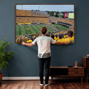 Puskar Stadium Canvas Print Wall Art - Morgantown Print -