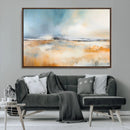Abstract Landscape Wall Art Canvas Print - Warm Tones of