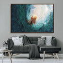 Powerful Jesus Canvas Print - Hand of Salvation, by MyGreatCanvas | Canvas Wall Art Prints | Photo Prints & Wall Decor