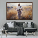 Jesus the Good Shepherd Wall Art Canvas Print - Lost Lamb