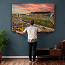 University of Wyoming Cowboys Football Team Print - Laramie