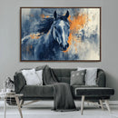 Abstract Blue Horse Wall Art Print Canvas | Horse Wall Art by MyGreatCanvas | Canvas Wall Art Prints | Photo Prints & Wall Decor