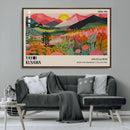 Old Barn Wall Art Canvas Print – Framed Rustic Moody Farm