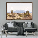 Desert Cactus Canvas Wall Art – Serene Southwestern Arizona by MyGreatCanvas | Canvas Wall Art Prints | Photo Prints & Wall Decor
