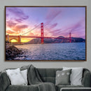 Golden Gate Bridge Wall Art Canvas Print – Framed San by MyGreatCanvas | Canvas Wall Art Prints | Photo Prints & Wall Decor