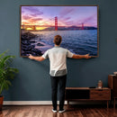Golden Gate Bridge Wall Art Canvas Print – Framed San by MyGreatCanvas | Canvas Wall Art Prints | Photo Prints & Wall Decor