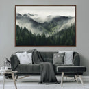 Misty Forest Canvas Print Wall Art Premium Canvas Print a
