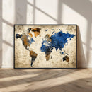 World Map Canvas Print – Detailed Map of the World Wall Art by MyGreatCanvas | Canvas Wall Art Prints | Photo Prints & Wall Decor