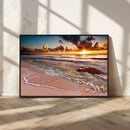 Sunset on Ocean Wall Art Canvas Print by MyGreatCanvas | Canvas Wall Art Prints | Photo Prints & Wall Decor