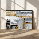 Abstract Painting Canvas Wall Art Print Paint Drip Art Brush