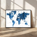 World Map Canvas Print – Framed Detailed Map of the World by MyGreatCanvas | Canvas Wall Art Prints | Photo Prints & Wall Decor