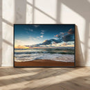 Ocean Beach Wall Art Canvas Print Sunset Artwork Print