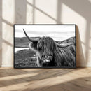 Longhorn Steer Canvas Print Wall Art, Highland Cow Canvas by MyGreatCanvas | Canvas Wall Art Prints | Photo Prints & Wall Decor