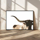 Texas Longhorn Wall Art Canvas Print | 3-Panel Large