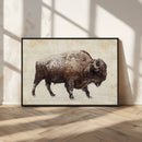 Buffalo Wall Art, Western Bison Canvas Print, Rustic Buffalo by MyGreatCanvas | Canvas Wall Art Prints | Photo Prints & Wall Decor
