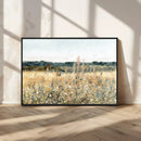 Wildflower Field Wall Art Canvas | Nature-Inspired Landscape