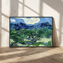 Olive Trees Van Gogh Wall Art Canvas Print